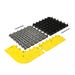 ErgoDeck General Purpose Open Grid with GRIT SHIELD, Charcoal,7/8in x 1ft 6in x 1ft 6in,Case of 10