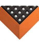 Industrial WorkSafe Grease Resistant Mat with Orange Borders