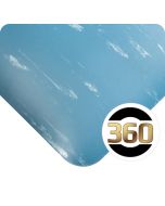 Tile-Top Premium No-Slide Anti-Microbial Anti-fatigue Mat- Blue corner