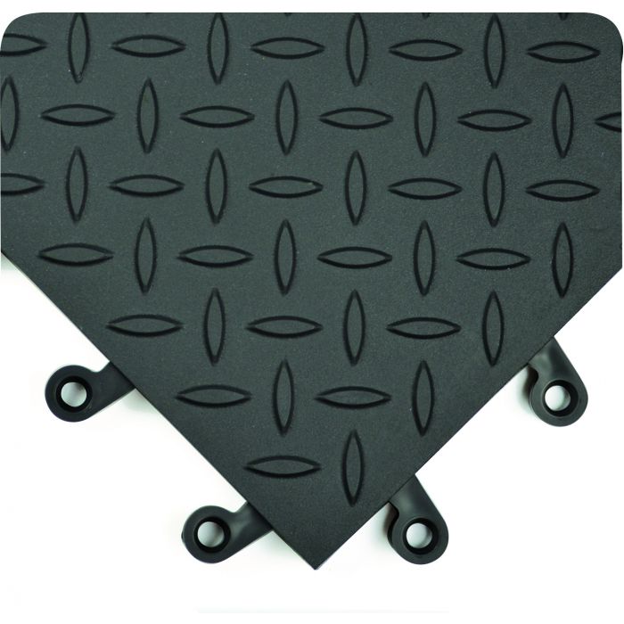 Rubber anti-slip mat, straight 100 x 100 cm