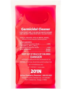 Germicidal footbath solution 1 pack makes 1 Gallon