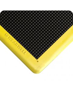 Shoe Sanitizing Mat with 1/2 inch Yellow Edges