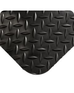 UltraSoft Diamond-Plate Beveled Black,15/16in x 2ft x 3ft