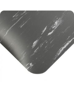 Tile-Top Budget-Friendly UltraSoft Anti-Fatigue Mat- 7/8 inch, Charcoal corner