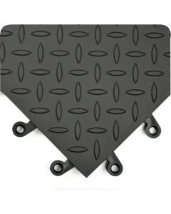 ErgoDeck Diamond-Plate - Modular Ergonomic Floor Tiles