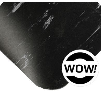 Tile Top with WOW! Finish in black