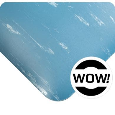 Tile Top with WOW! Finish and Blue surface