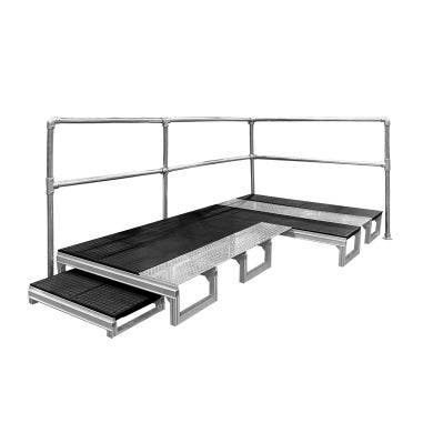 FOUNDATION™ Galvanized Steel Safety Railing - Single Railing