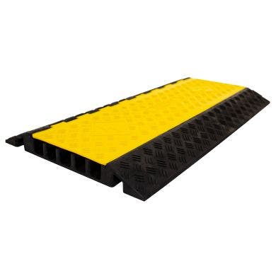POWERHOUSE General Purpose 5 Channel Cable Protection Bridge - Speed Bump Cable & Hose Protector