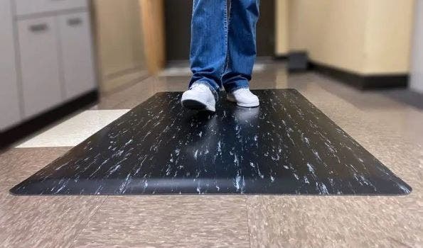 Tile-Top has premium anti-fatigue and anti-microbial sponge and top surface.