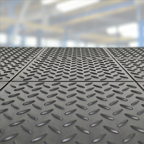 Diamond-Plate provides durable traction for harsh environments.