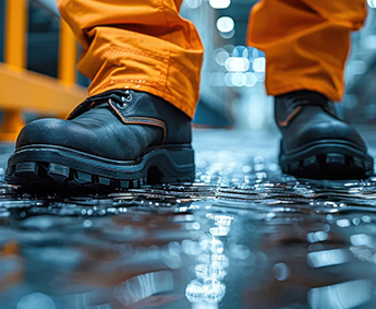 A wet work environment