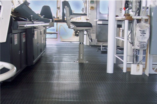 Diamond-Plate surface provides extra traction and can be configured around any obstacle.